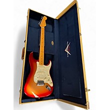 Used Fender American Design Vintage Stratocaster Sunset Metallic Solid Body Electric Guitar