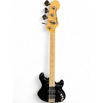 Used Fender American Elite Dimension IV HH Black Electric Bass Guitar