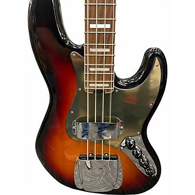 Used Fender American Elite Jazz Bass 2 Color Sunburst Electric Bass Guitar