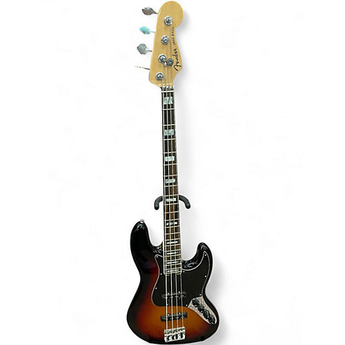 Used Fender American Elite Jazz Bass 3 Color Sunburst Electric Bass Guitar 3 Color Sunburst