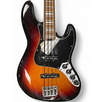 Used Fender American Elite Jazz Bass 3 Color Sunburst Electric Bass Guitar