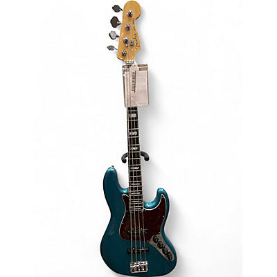 Fender Used Fender American Elite Jazz Bass Ocean Turquoise Electric Bass Guitar