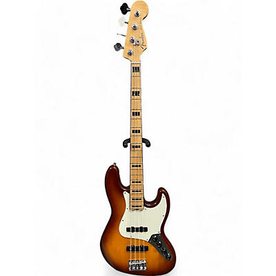 Used Fender American Elite Jazz Bass Tobacco Sunburst Electric Bass Guitar