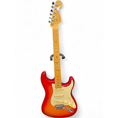 Used Fender American Elite Stratocaster AGED CHERRY BURST Solid Body Electric Guitar