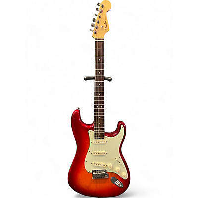 Fender Used Fender American Elite Stratocaster Aged Cherry Burst Solid Body Electric Guitar