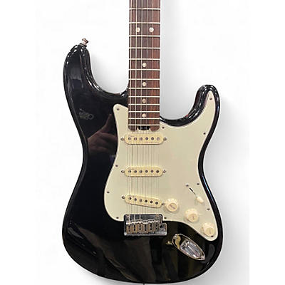 Used Fender American Elite Stratocaster BLACK SPARKLE Solid Body Electric Guitar
