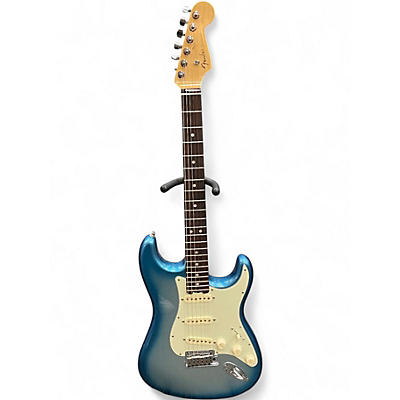 Used Fender American Elite Stratocaster Blue Burst Solid Body Electric Guitar