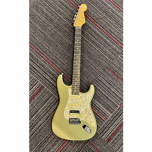 Fender Used Fender American Elite Stratocaster HSS Shawbucker Jade Pearl Metallic Solid Body Electric Guitar Jade Pearl Metallic