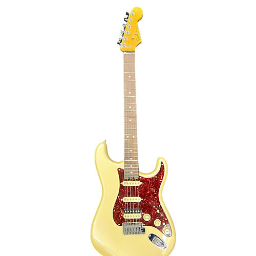 Fender Used Fender American Elite Stratocaster HSS Shawbucker Olympic Pearl Solid Body Electric Guitar Olympic Pearl