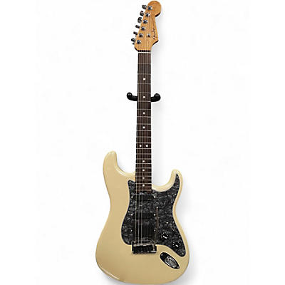 Used Fender American Elite Stratocaster W/EMG PICKUPS Aztec Gold Solid Body Electric Guitar