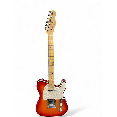 Used Fender American Elite Telecaster Aged Cherry Burst Solid Body Electric Guitar