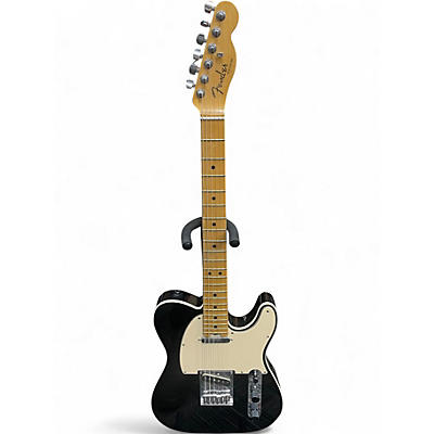 Used Fender American Elite Telecaster BLACK GALAXY Solid Body Electric Guitar