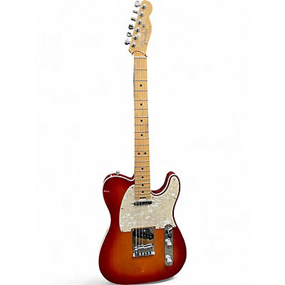 Fender Used Fender American Elite Telecaster Cherry Sunburst Solid Body Electric Guitar