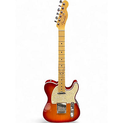 Used Fender American Elite Telecaster Heritage Cherry Sunburst Solid Body Electric Guitar