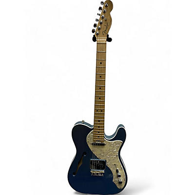 Fender Used Fender American Elite Thinline Telecaster Mystic Blue Ice Hollow Body Electric Guitar