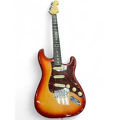 Used Fender American Fat Stratocaster Texas Special 3 Tone Sunburst Solid Body Electric Guitar