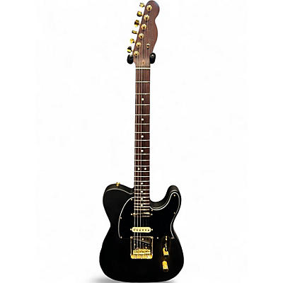 Used Fender American Mod Shop Telecaster Satin Black Solid Body Electric Guitar