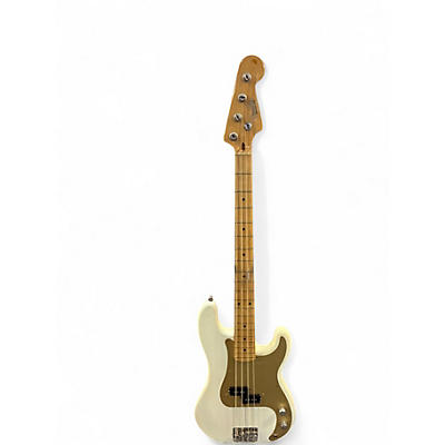 Used Fender American Original 50s Precision Bass White Blonde Electric Bass Guitar