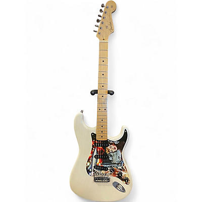 Used Fender American Original 50s Stratocaster Left Handed White Blonde Solid Body Electric Guitar