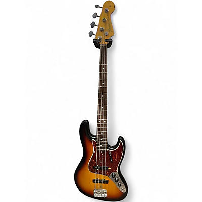 Used Fender American Original 60s Jazz Bass 3 Tone Sunburst Electric Bass Guitar