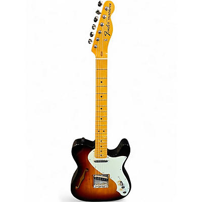 Used Fender American Original 60s Thinline Telecaster 3 Color Sunburst Hollow Body Electric Guitar