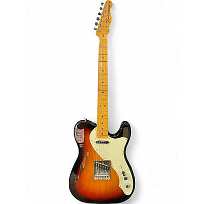 Fender Used Fender American Original 60s Thinline Telecaster 3 Tone Sunburst Hollow Body Electric Guitar