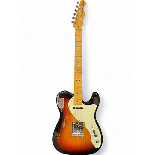 Used Fender American Original 60s Thinline Telecaster 3 Tone Sunburst Hollow Body Electric Guitar 3 Tone Sunburst