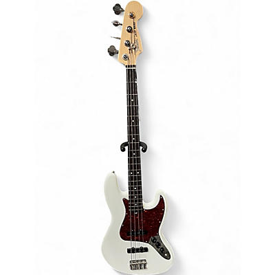 Used Fender American Performer Jazz Bass Arctic White Electric Bass Guitar
