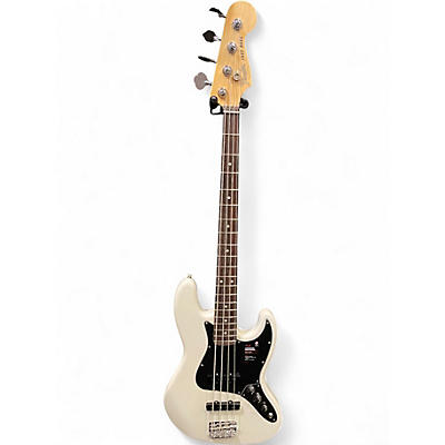 Used Fender American Performer Jazz Bass Arctic White Electric Bass Guitar