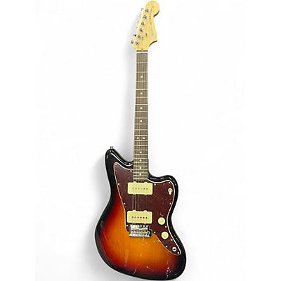 Used Fender American Performer Jazzmaster 3 Color Sunburst Solid Body Electric Guitar