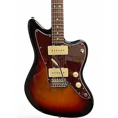 Used Fender American Performer Jazzmaster 3 Tone Sunburst Solid Body Electric Guitar