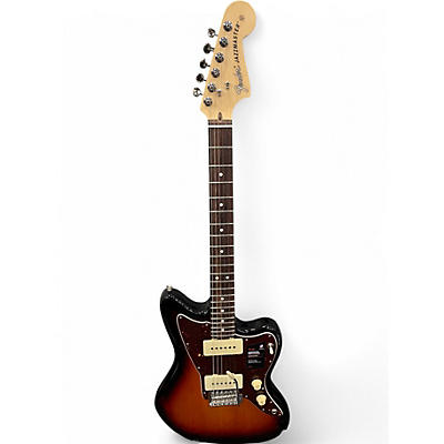 Used Fender American Performer Jazzmaster 3 Tone Sunburst Solid Body Electric Guitar