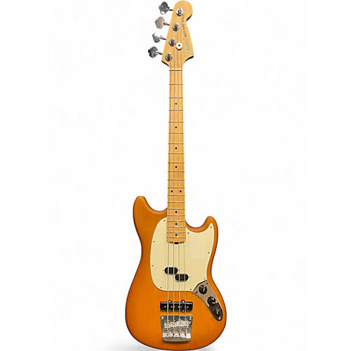 Fender Used Fender American Performer Mustang Bass Honey Burst Electric Bass Guitar Honey Burst