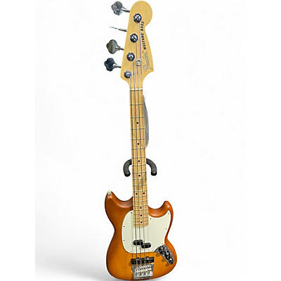 Used Fender American Performer Mustang Bass Honey Burst Electric Bass Guitar