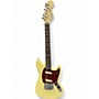 Used Fender American Performer Mustang Vintage White Solid Body Electric Guitar Vintage White