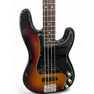 Used Fender American Performer Precision Bass 3 Color Sunburst Electric Bass Guitar