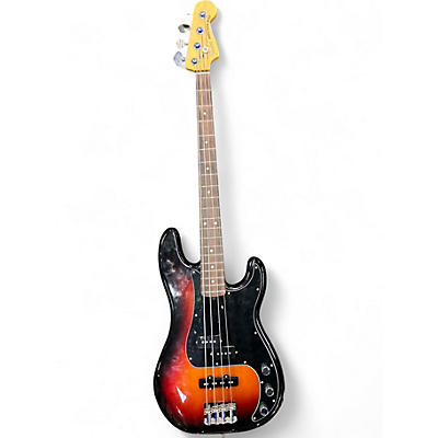Used Fender American Performer Precision Bass 3 Color Sunburst Electric Bass Guitar