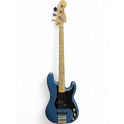 Used Fender American Performer Precision Bass BLUE Electric Bass Guitar