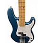 Used Fender American Performer Precision Bass Blue Electric Bass Guitar Blue