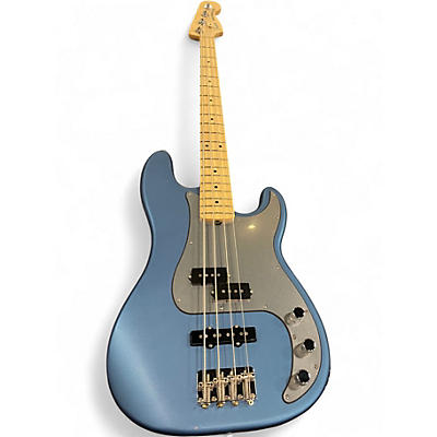 Used Fender American Performer Precision Bass Blue Electric Bass Guitar