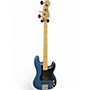 Used Fender American Performer Precision Bass Blue Electric Bass Guitar Blue