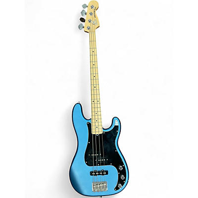 Used Fender American Performer Precision Bass Blue Electric Bass Guitar