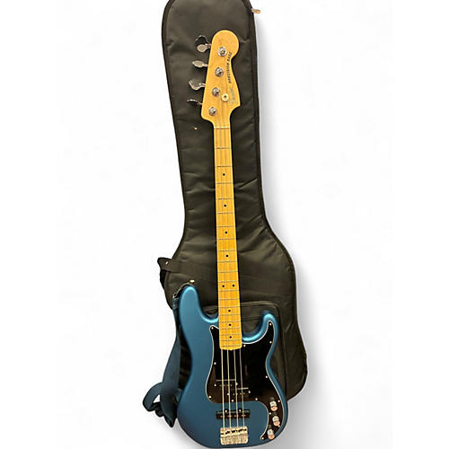 Used Fender American Performer Precision Bass SATIN LAKE PLACID BLUE Electric Bass Guitar SATIN LAKE PLACID BLUE