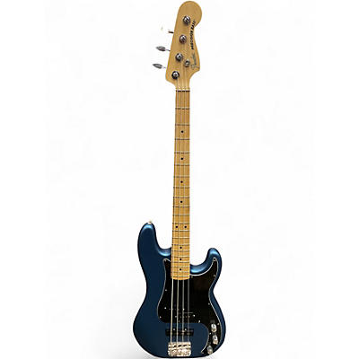 Used Fender American Performer Precision Bass SATIN LAKE PLACID BLUE Electric Bass Guitar