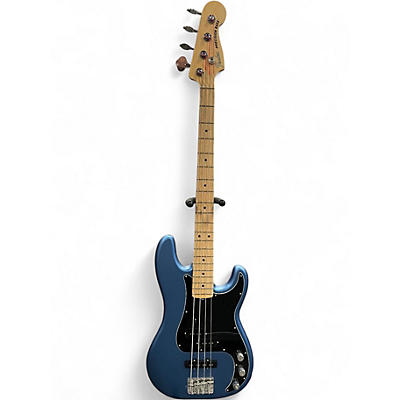 Used Fender American Performer Precision Bass Satin Blue Electric Bass Guitar