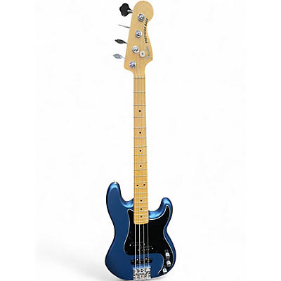 Used Fender American Performer Precision Bass Satin Lake Placid Blue Electric Bass Guitar