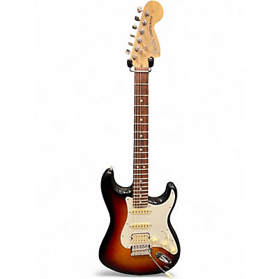 Used Fender American Performer Stratocaster HSS 3 Color Sunburst Solid Body Electric Guitar