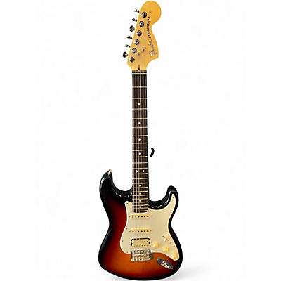 Used Fender American Performer Stratocaster HSS 3 color burst  Solid Body Electric Guitar