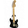 Used Fender American Performer Stratocaster HSS Black and White Solid Body Electric Guitar Black and White