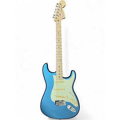 Used Fender American Performer Stratocaster HSS MATTE BLUE Solid Body Electric Guitar